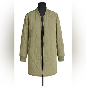 Zella Sage Quilted Puffer Coat